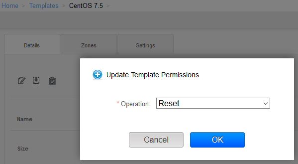 Reseting (removing all) permissions
