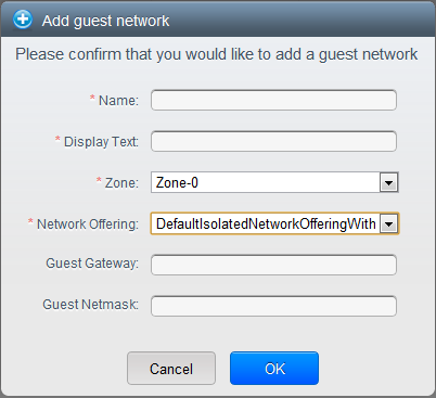 Add Guest network setup in a single zone.