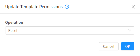 Reseting (removing all) permissions