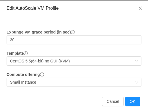 Update AutoScale Instance Profile.