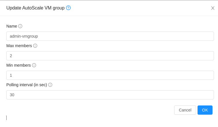 Update AutoScale Instance Group.
